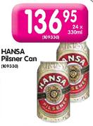Hansa Pilsener Can-24 x 330ml