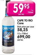 Cape To Rio Cane-12 x 750ml