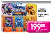 Skylanders Giants Triple Pack-Per Pack