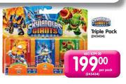 Skylanders Giants Triple Pack-Per Pack