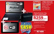 Proline Notebook+Bag+Yes 7" Android Tablet