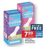 Comfitex Pantyliners-20's-Per Pack