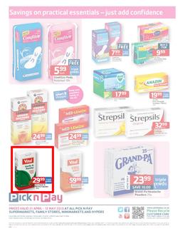 Pick n Pay : Health & Beauty (21 Apr - 12 May 2013), page 8