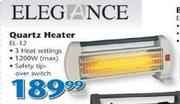 Elegance Quartz Heater-EL-12