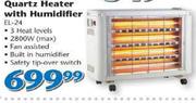 Elegance Quartz Heater With Humidifier-EL-24
