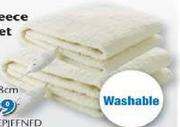 Pure Pleasure Fully-Fitted Fleece Electric Blanket King-183x188cm