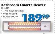 Elegance Bathroom Quartz Heater-ELB-06