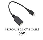 Micro USB 2.0 OTG Cable-Each