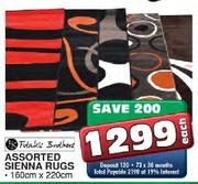 Fetakis Brothers Assorted Shenna Rugs-160cmx220cm Each