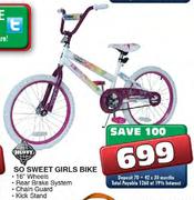Huffy So Sweet Girls Bike
