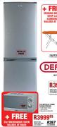 Defy 310L Metallic Combi Fridge / Freezer 
