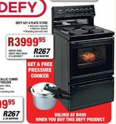 Defy 621 4 Plate Stove
