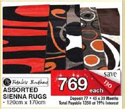  Fetakis Brothers Assorted Sienna Rugs-120cm x 170cm Each 