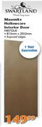 Swartland Masonite Hollowcore Interior Door (HBSTDLI0)