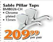 Sable Pillar Taps (BMI8026-CH)-Per Pair