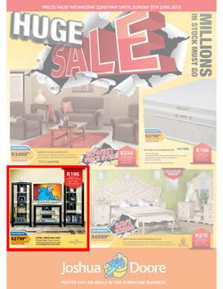 Joshua Doore : Huge sale (22 May - 9 Jun 2013), page 1