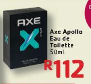  Axe Apollo Eau De Toilette-50ml Each
