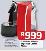 Caffeluxe Milano Espresso Coffee Maker-Each