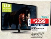 Hisense 29" HD ready LED TV(LEDN25K300M) -Each