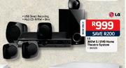 LG 300W 5.1 DVD Home Theatre System (DH31205)-Each