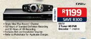 DSTV 2 Tuner HD PVR Decoder (2THPVR)-Each
