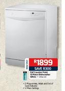 PnP Counter Point 12 Place Dishwasher White -Each