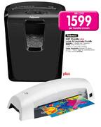 Fellowers MBC Shredder Plus Lunar A4 Laminator Bundle