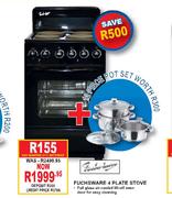 Fuchsware 4 Plate Stove-Each