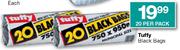 Tuffy Black Bags-20 Per Pack
