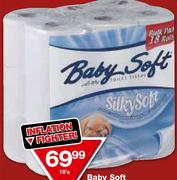 Baby Soft 2-Ply Toilet Rolls-18's
