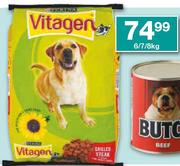 Purina Vitagen Dog Food-6/7/8 Kg