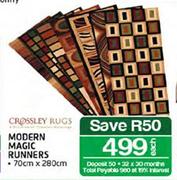 Crossley Rugs 70cm x 280cm Modern Magic Runners-Each