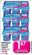 Parmalat Smooth Yoghurt(All Flavours)-100g Each