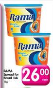 Rama Spread For Bread Tub-1Kg Each