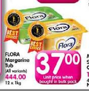 Flora Margarine Tub-1Kg Each