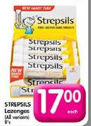 Strepsils Lazenges-8's Each