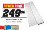 White Underlay-1.5mx30mx250cm