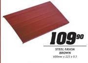 Steel Fascia Brown-600mmx225x0.3