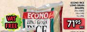 Econo Rice Long Grain(Balers)-20 X 500g, 10 X 1Kg, 5 X 2Kg