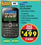 Samsung E2222 Texto Cellphone