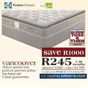 Sealy Posture Premier Vancouver Queen Base Set-152cm