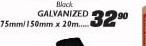 Hendok Galvanized Brickforce-75mm/150mmx20m