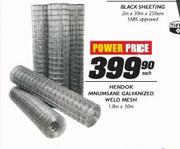 Hendok Mnumsane Galvanized Weld Mesh-1.8mx30m Each