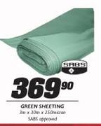 Green Sheeting-3mx30mx250micron
