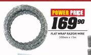 Flat Wrap Razor Wire-500mmx15m