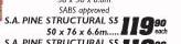 S.A. Pine Structural S5-50x76x6.6m Each