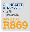 Delonghi Oil Heater (KH771225)-12 Fin