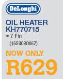 Delonghi Oil Heater (KH770715)-7 Fin