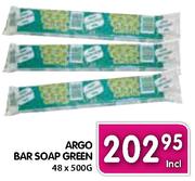 Argo Bar Soap Green-48x500gm