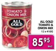 All Gold Tomato & Onion Mix-12x410gm